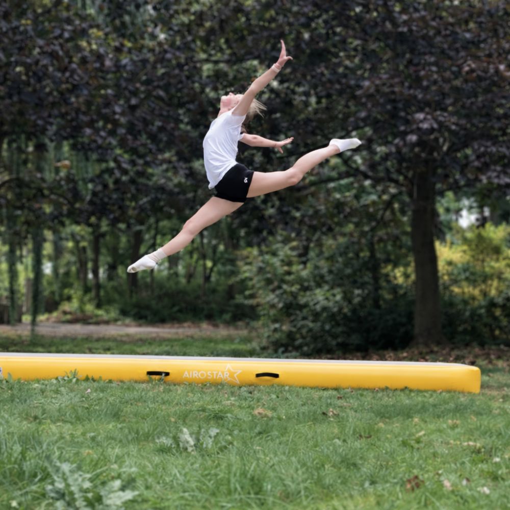 Mastering Air Tracks: Enhancing Your Gymnastic Skills with the Perfect Landing Surface.